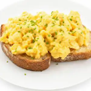 Scrambled Eggs on Toast